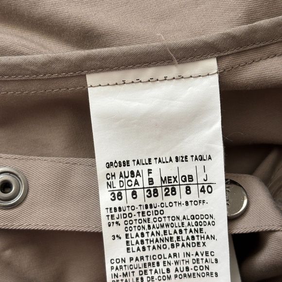 'S MaxMara Tan Jacket - Size 6 - Picture 6 of 14